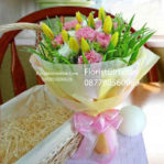 Toko Bunga Handbouquet Tulip Di Rawa Belong 087780560969 Kode:FG-HB-09