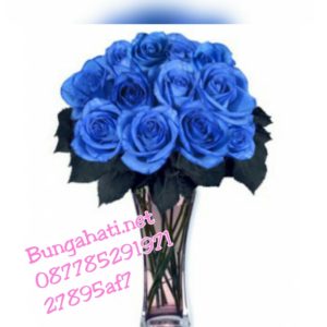 Bunga Vas Mawar Biru 085959000635 Bunga Valentine