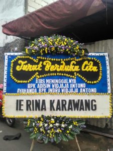 Rangkaian Bunga Papan Duka Cita di Jakarta Utara 085959000635