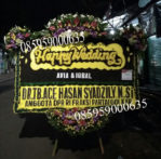 Bunga Papan Happy Wedding di Jakarta Barat 085959000635
