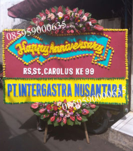 Jual Bunga Papan Anniversary di Jakarta Pusat 085959000635