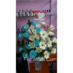 Rangkaian Bunga Vas Idul Fitri di Bogor