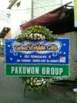 Rangkaian Bunga Papan Duka Cita di Pesanggrahan Jakarta Selatan