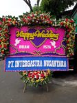 Bunga Papan Wedding Full Bunga di Jakarta