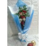 Jual Handbouquet Mawar Merah 085959000635