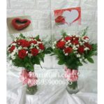 Bunga Vas Mawar Merah di Bekasi 085959000635