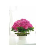 Rangkaian Bunga Vas Mawar Pink 085959000635