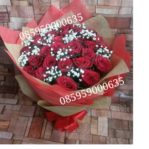 Jual Handbouquet Mawar Merah di Jakarta 085959000635