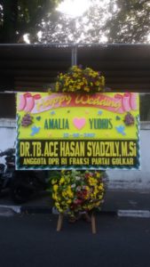 Jual Bunga Papan Wedding di Jogja 085959000635